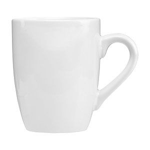 13 oz. Ceramic Bistro Mug - White
