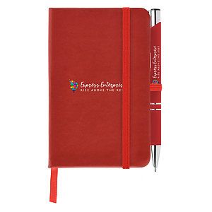 Miller Notebook & Tres-Chic Softy Pen Gift Set