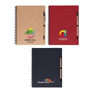 Hawken - Recycled Journal  Kraft Pen Set