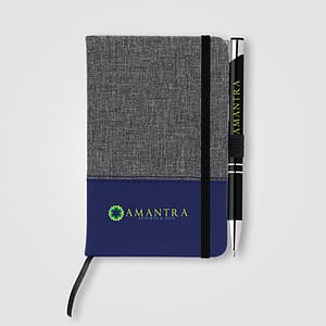 Twain Notebook & Tres-Chic Pen Gift Set