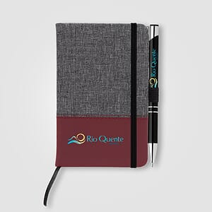 Twain Notebook & Tres-Chic Pen Gift Set