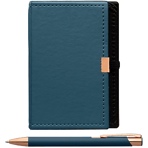 Note Caddy & Crosby Rose Gold Pen Gift Set