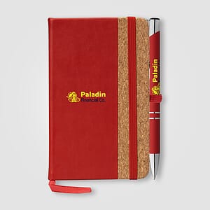 Miller Cork Notebook & Tres-Chic Pen Gift Set