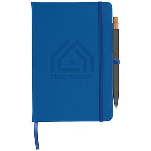 Wilde Recycled Hard Cover Journal & Pen Set - A5 5.5'' x 8.3''