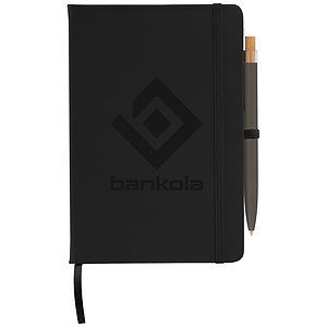 Wilde Recycled Hard Cover Journal & Pen Set - A5 5.5'' x 8.3''