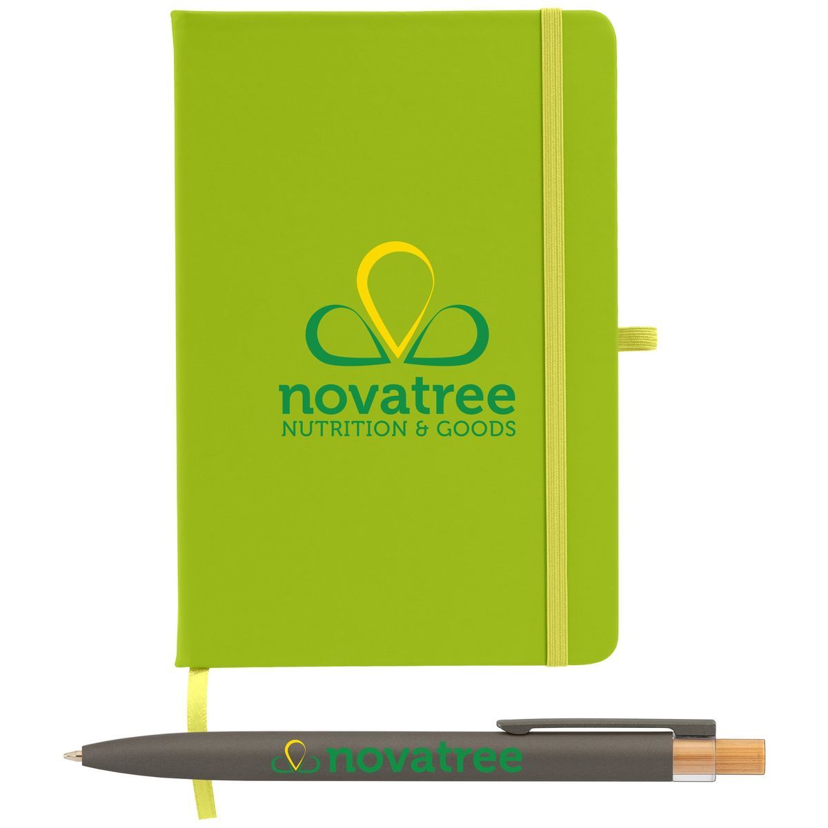 Wilde Recycled Hard Cover Journal & Pen Set - A5 5.5'' x 8.3''