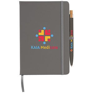 Wilde Recycled Hard Cover Journal & Pen Set - A5 5.5'' x 8.3''