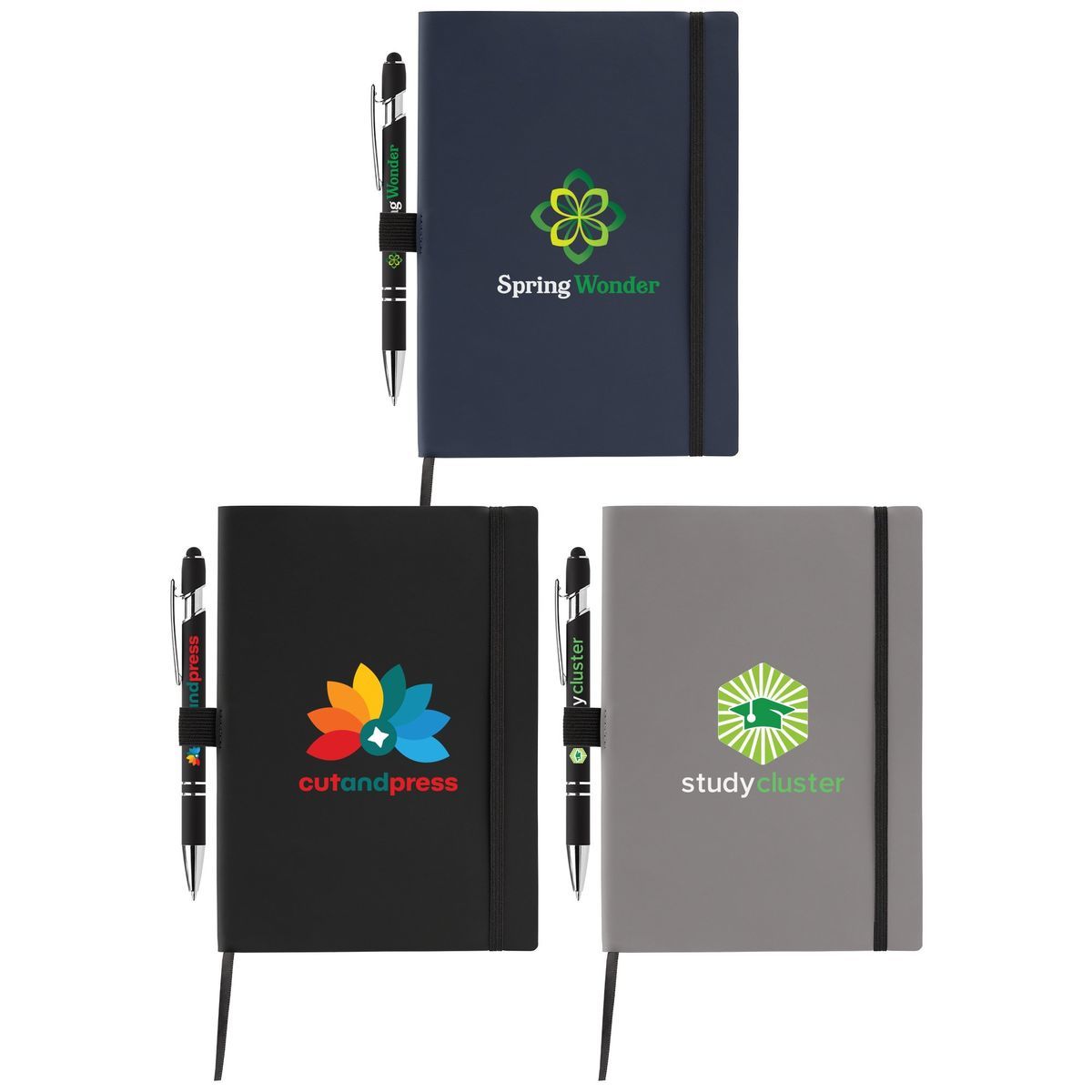 Hemingway Recycled Soft Cover Journal  Pen Set - A5 5.5'' x 8.3''