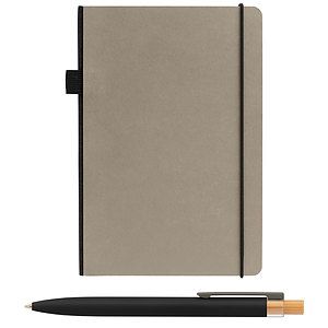 Recycled Kraft Paper Cover Journal  Pen Set - A5 5.9'' x 8.3''