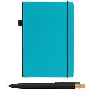 Recycled Kraft Paper Cover Journal  Pen Set - A5 5.9'' x 8.3''