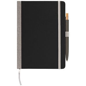Steinbeck Recycled Hard Cover Journal  Pen Set - A5 5.9'' x 8.3''