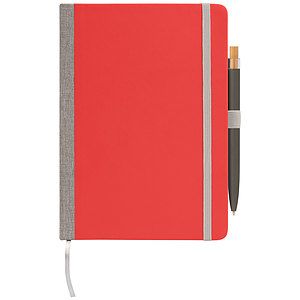 Steinbeck Recycled Hard Cover Journal  Pen Set - A5 5.9'' x 8.3''