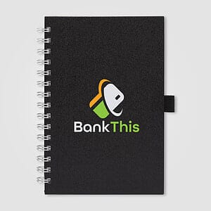Terra Recycled Milk Carton Hard Cover Spiral Notebook - A5
