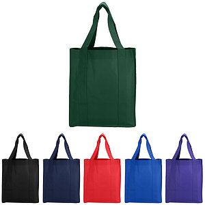 North Park - Non-Woven Shopping Tote Bag - Metallic imprint