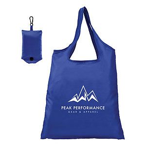 Santorini - Foldaway Shopping Tote Bag - 210D Polyester