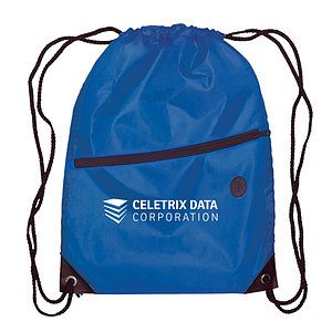 Daypack - Drawstring Backpack - 210D Polyester
