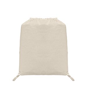 Java - 5 oz. Cotton Drawstring Backpack