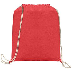 Java - 5 oz. Cotton Drawstring Backpack