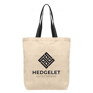 Tonga - 5 oz. Natural Cotton Tote w Color Straps
