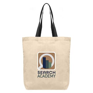 Tonga - 5 oz. Natural Cotton Tote w Color Straps