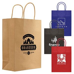 Kraft Paper Bag - 9.4''w x 12.12''h