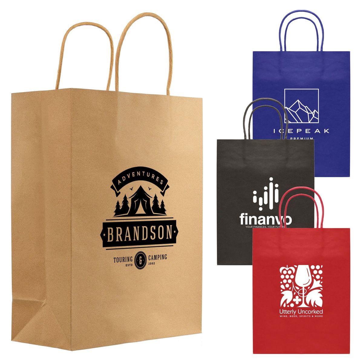 Kraft Paper Bag - 9.4''w x 12.12''h