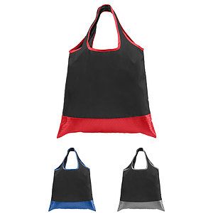 Zurich - Foldaway Shopping Tote Bag - 210D Polyester, 420D RipStop Trim