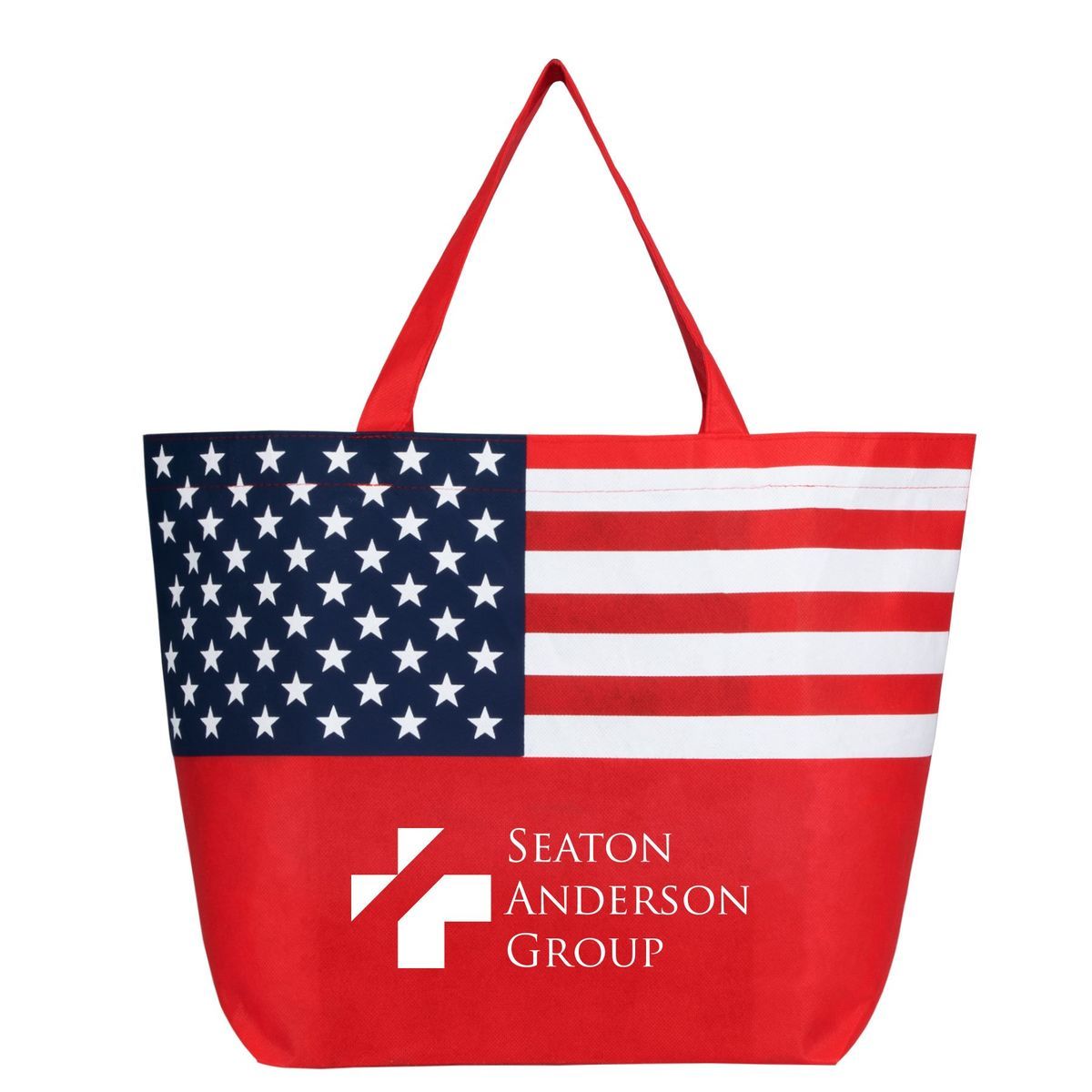 American Flag Non-Woven Tote Bag