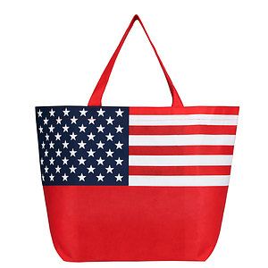 American Flag Non-Woven Tote Bag
