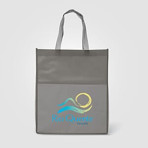 Rome RPET - Recycled Non-Woven Tote with 210D RPET Pocket