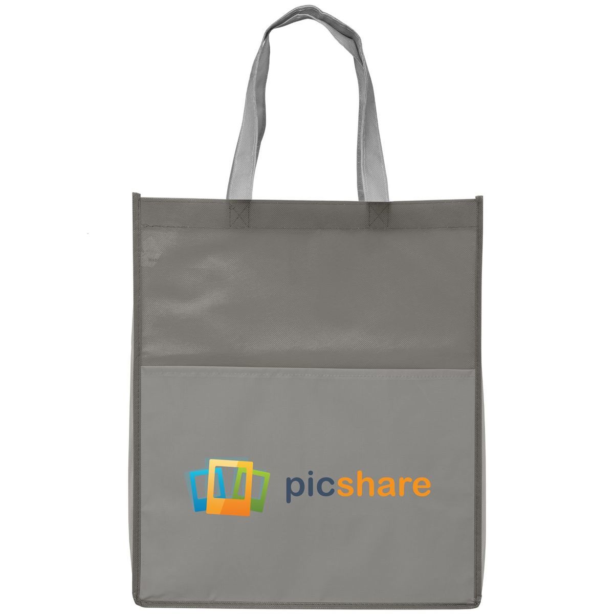 Rome RPET - Recycled Non-Woven Tote with 210D RPET Pocket