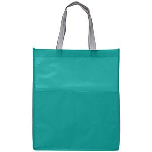 Rome RPET - Recycled Non-Woven Tote with 210D RPET Pocket