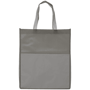 Rome RPET - Recycled Non-Woven Tote with 210D RPET Pocket