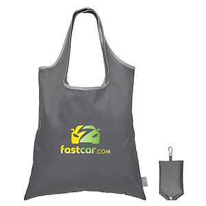 Santorini RPET - Recycled Foldaway Shopping Tote Bag