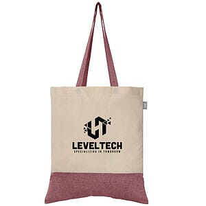 Quebec - 5 oz. Two-Tone Recycled Cotton Tote