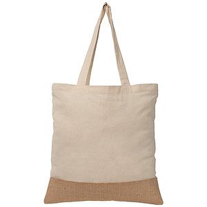 Rio™ Tote Bag - 5 oz. Recycled Cotton Blend with Jute