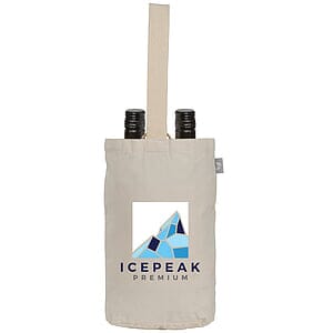 Tango - Dual-Bottle Wine Tote Bag - 8 oz. Recycled Cotton Blend