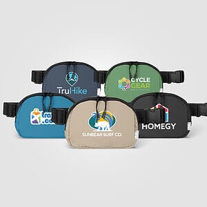 Taiga RPET Nylon Zippered Waist Bag - 40 oz