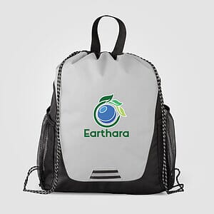 Jotun Recycled Polyester Pocketed Drawstring Bag - 2.6 gal