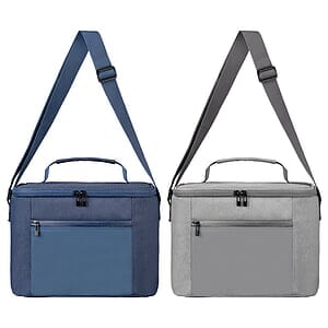 City Pack 600D RPET Zippered Cooler Bag - 2.6 gal