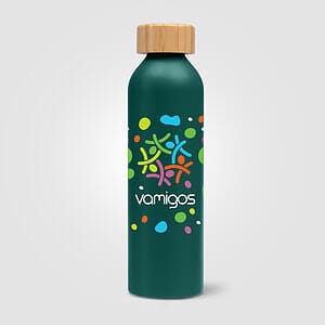 Eden - 20 oz. Aluminum Water Bottle with Bamboo Lid