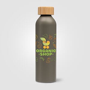 Eden - 20 oz. Aluminum Water Bottle with Bamboo Lid