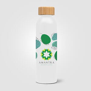 Eden - 20 oz. Aluminum Water Bottle with Bamboo Lid