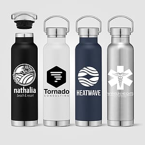 Apollo - 23 oz. Double Wall Stainless Steel Water Bottle with Lid