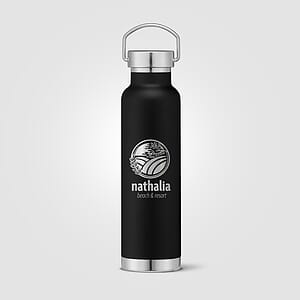 Apollo - 23 oz. Double Wall Stainless Steel Water Bottle with Lid