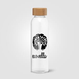 Alpine - 17 oz. Glass Bottle with Bamboo Lid