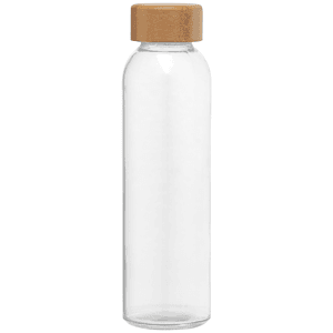 Alpine - 17 oz. Glass Bottle with Bamboo Lid