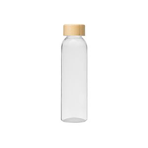 Alpine - 17 oz. Glass Bottle with Bamboo Lid