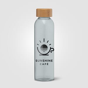 Alpine - 17 oz. Glass Bottle with Bamboo Lid