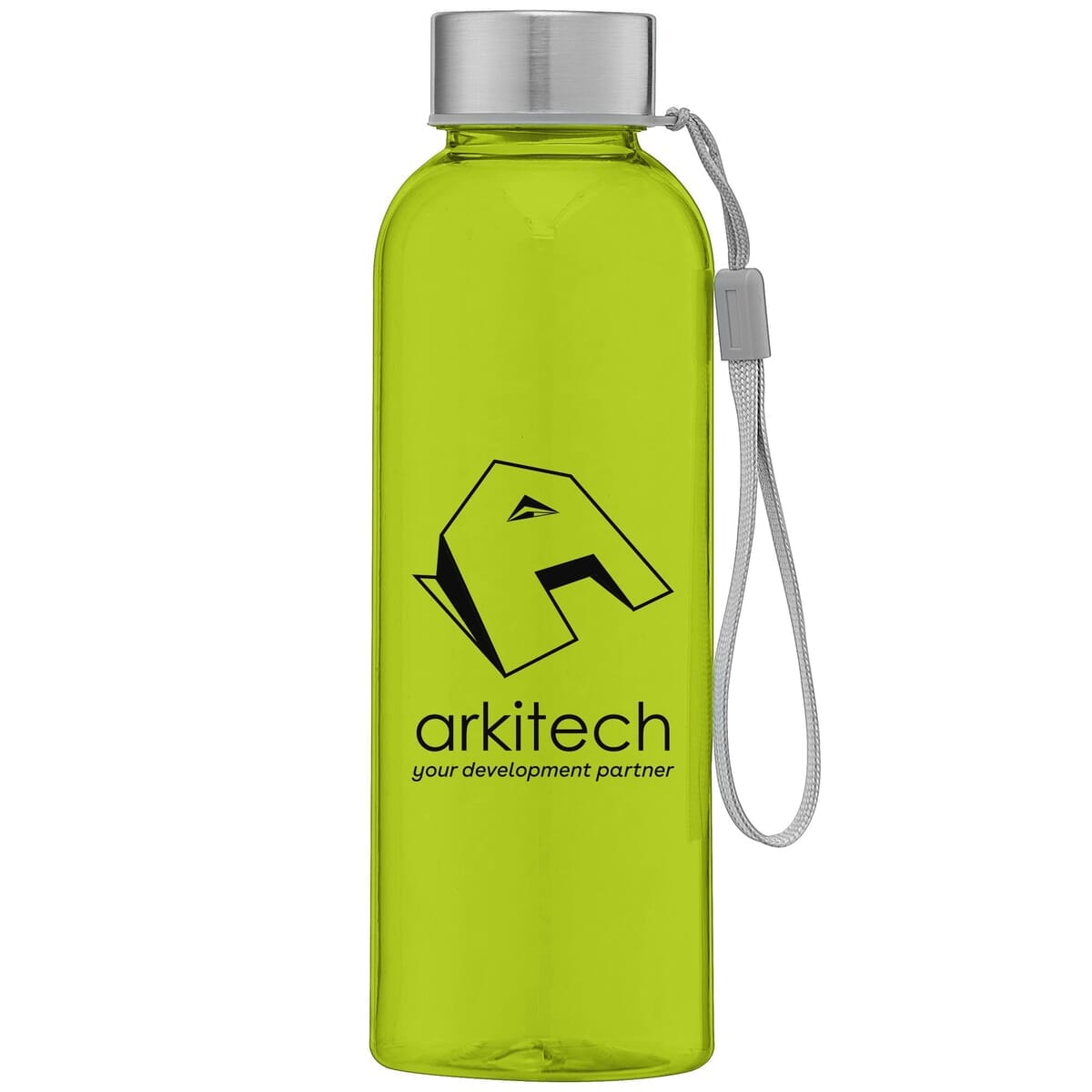 Skye - 17 oz. RPET Water Bottle with Wrist Strap